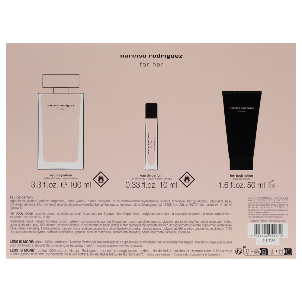Narciso Rodriguez BY Narciso Rodriguez for Women 3 Pc Gift Set - Picture 5 of 5